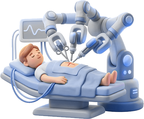 다빈치 로봇 수술 이미지